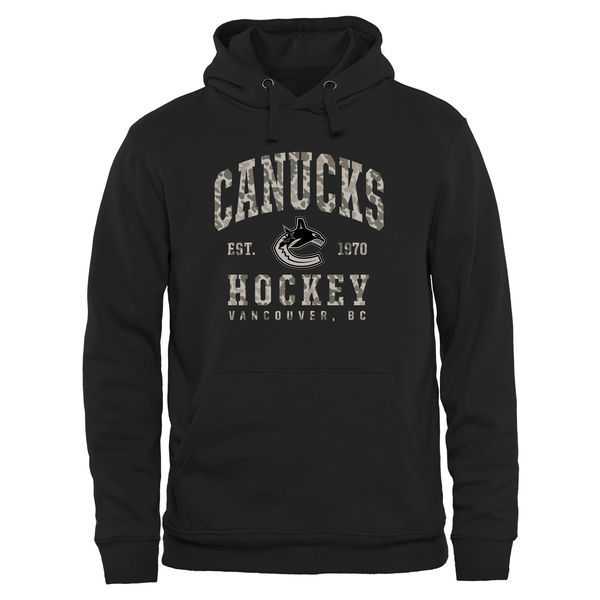 Men's Vancouver Canucks Black Camo Stack Pullover Hoodie,We sell and wholesale Men's Vancouver Canucks Black Camo Stack Pullover Hoodie on line form chian!